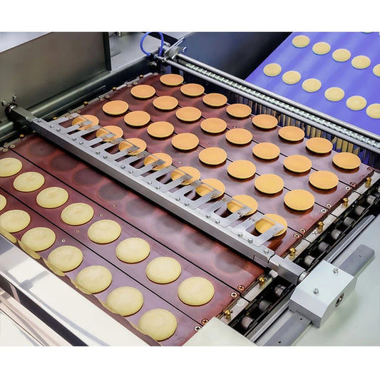 2000PCS/H Industrial Sandwich Cake Japanese Dorayaki Machine Pancake Production Line Factory Direct Sales