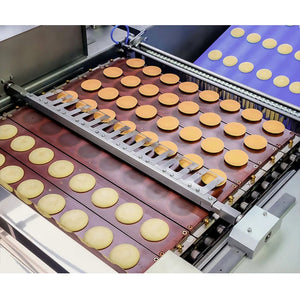 2000PCS/H Industrial Sandwich Cake Japanese Dorayaki Machine Pancake Production Line Factory Direct Sales