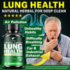 Lung Health Supplement, Respiratory Support, Immune Booster, Mucus Relief, for Lung Detox Cleanse, Aids Digestion