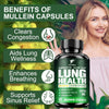 Lung Health Supplement, Respiratory Support, Immune Booster, Mucus Relief, for Lung Detox Cleanse, Aids Digestion