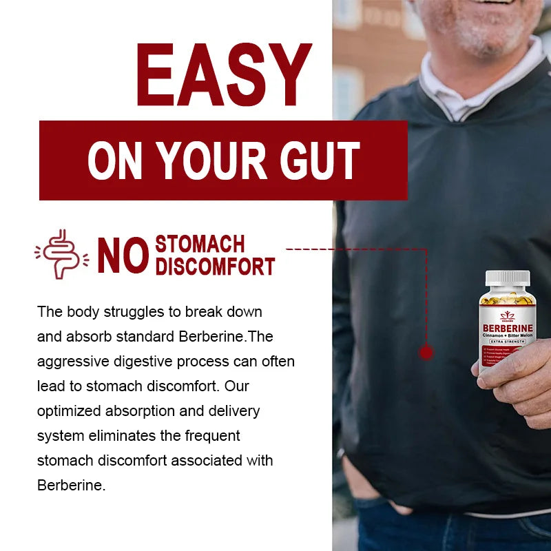 Berberine Ceylon Cinnamon Bitter Gourd - a supplement that promotes liver function and intestinal health