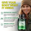 Lung Health Supplement, Respiratory Support, Immune Booster, Mucus Relief, for Lung Detox Cleanse, Aids Digestion